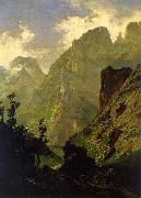 Carlos de Haes The Peaks of Europe,  The Mancorbo Canal china oil painting artist